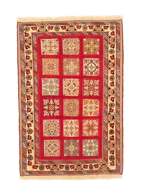 Tapis persan - Nomadic - 121 x 81 cm - rouge