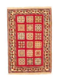 Tapis persan - Nomadic - 121 x 81 cm - rouge