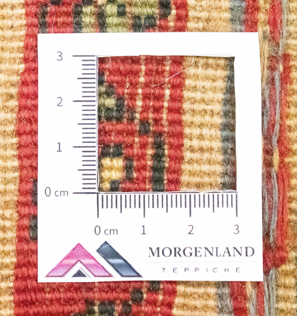 Tapis persan - Nomadic carré  - 102 x 96 cm - rouge