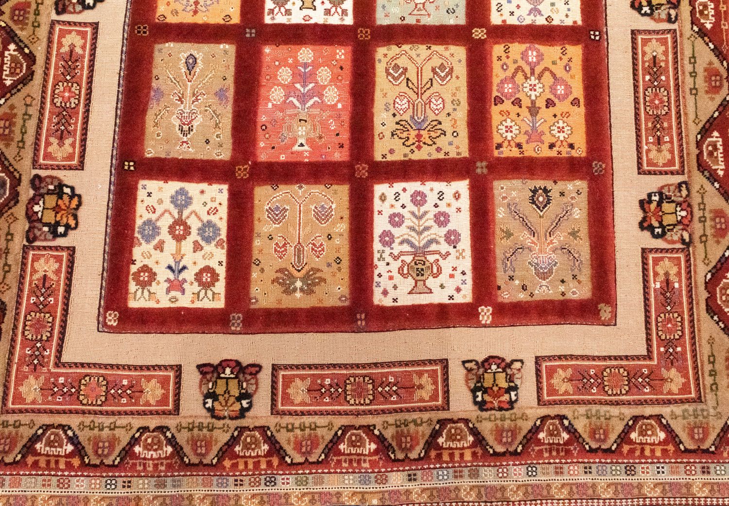 Tapis persan - Nomadic - 176 x 123 cm - marron