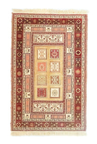Tapis persan - Nomadic - 160 x 101 cm - multicolore