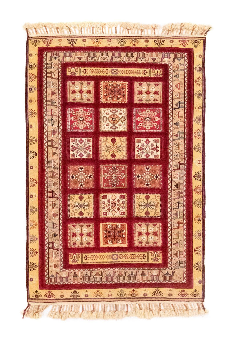 Tapis persan - Nomadic - 148 x 105 cm - rouge