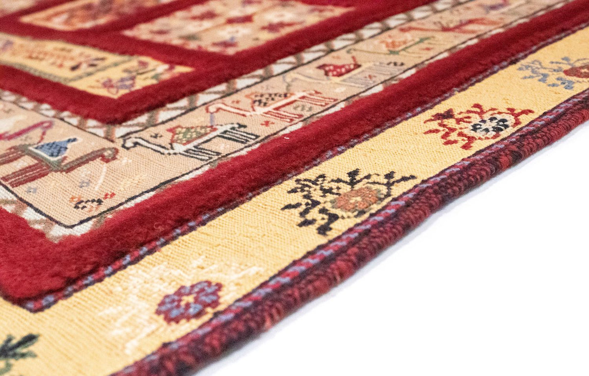 Tapis persan - Nomadic - 148 x 105 cm - rouge