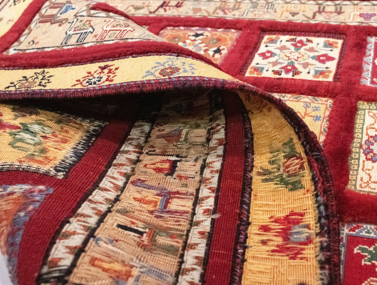 Tapis persan - Nomadic - 148 x 105 cm - rouge