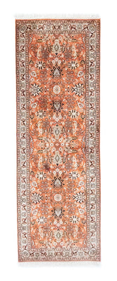 Tapis de couloir Tapis en soie - Soie du Cachemire - 177 x 61 cm - orange