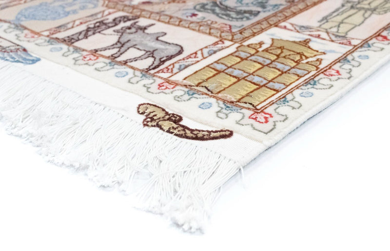 Tapis persan - Tabriz - Royal - 134 x 75 cm - beige