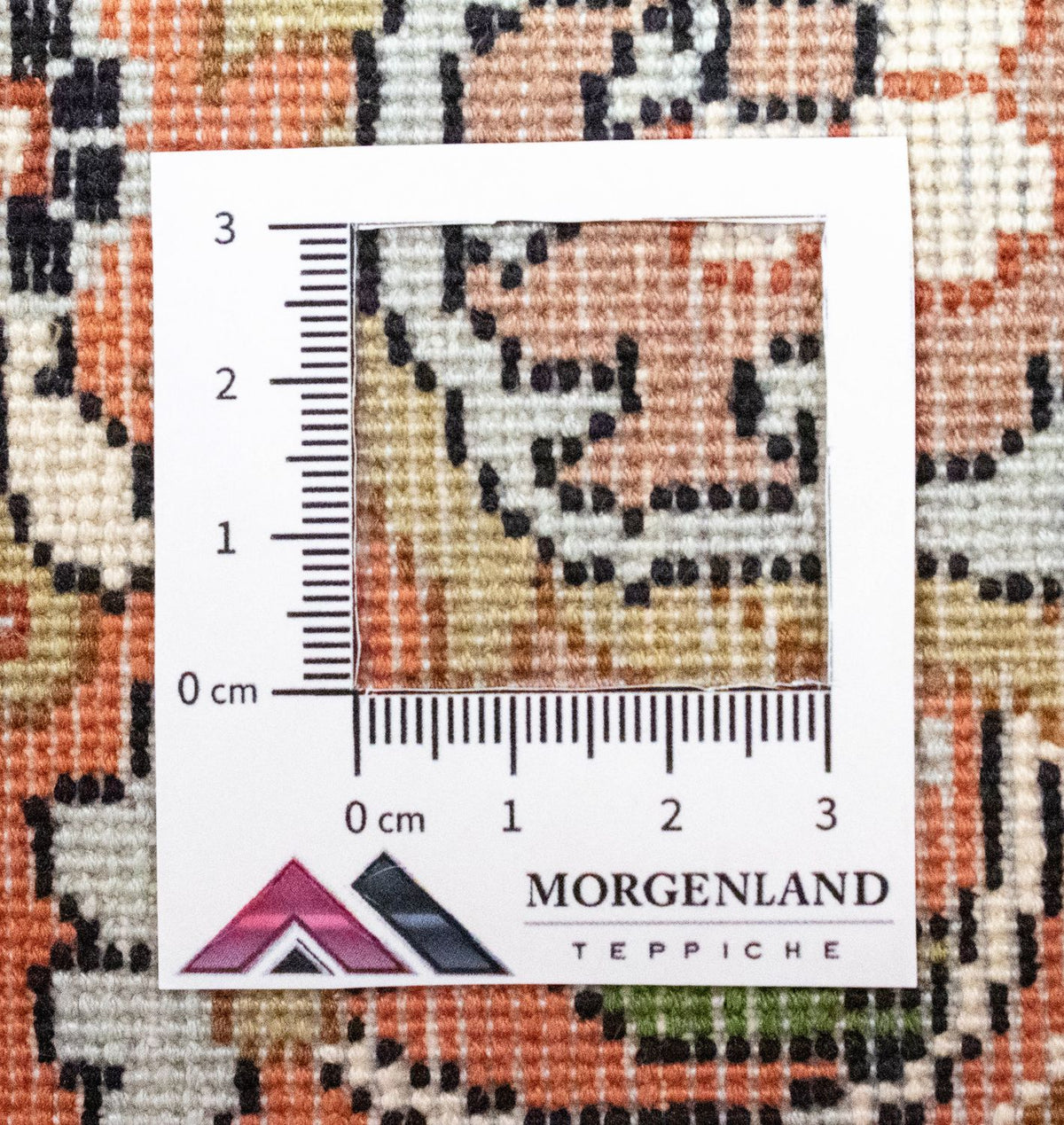 Tapis en soie - Soie du Cachemire - 125 x 83 cm - orange