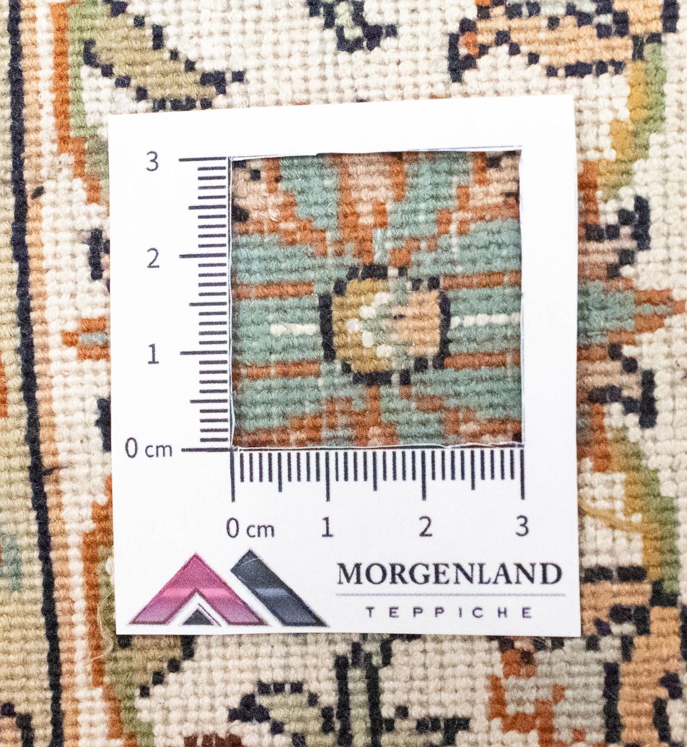 Tapis en soie - Soie du Cachemire - 127 x 74 cm - bleu