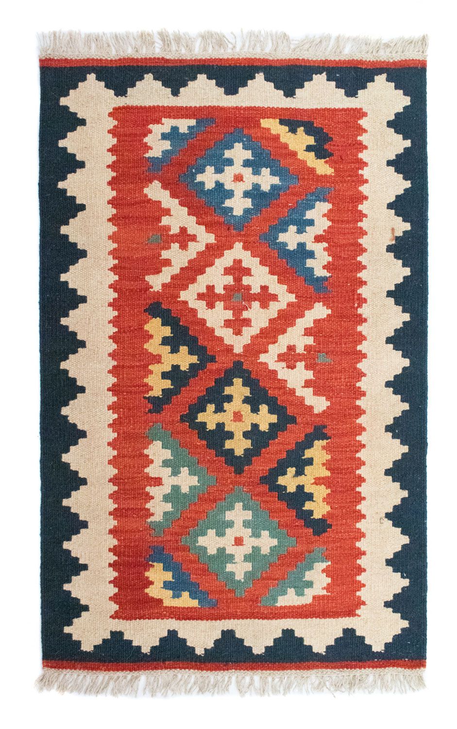 Tapis Kelim - Oriental - 97 x 60 cm - orange