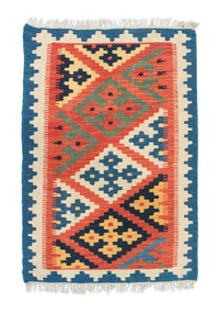 Tapis Kelim - Oriental - 95 x 64 cm - orange