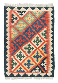 Tapis Kelim - Oriental - 92 x 65 cm - orange