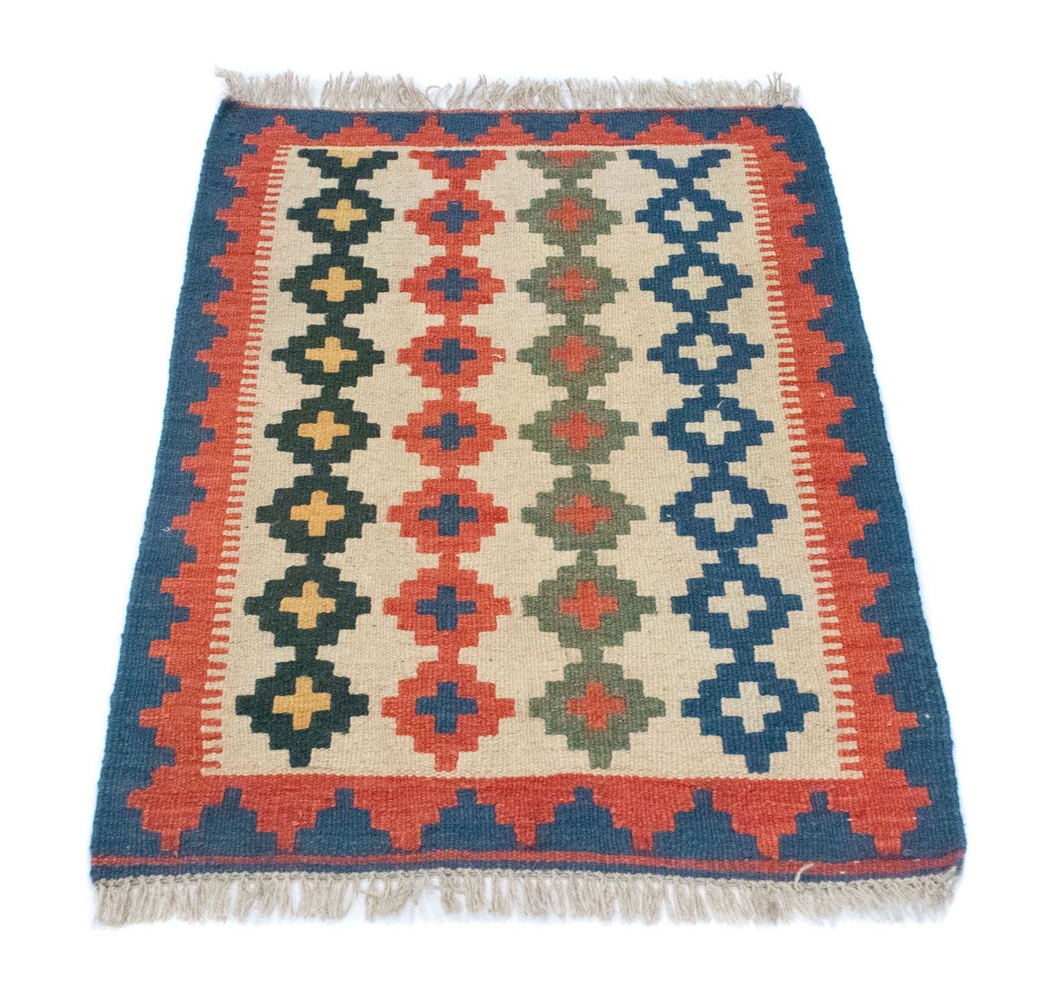 Tapis Kelim - Oriental - 87 x 60 cm - beige