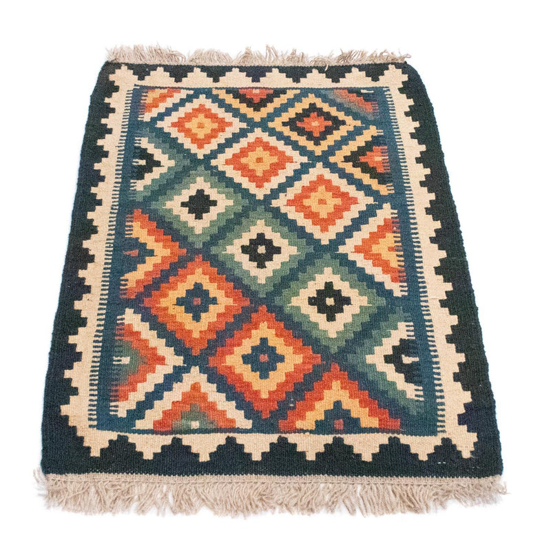 Tapis Kelim - Oriental - 90 x 60 cm - bleu