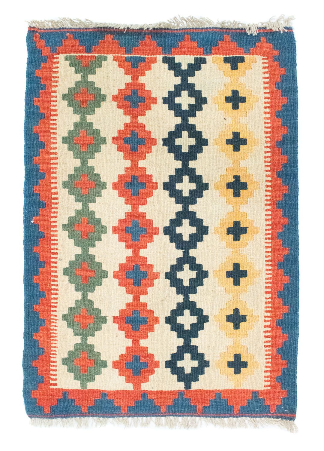 Tapis Kelim - Oriental - 90 x 60 cm - beige
