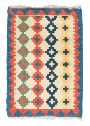 Tapis Kelim - Oriental - 90 x 60 cm - beige