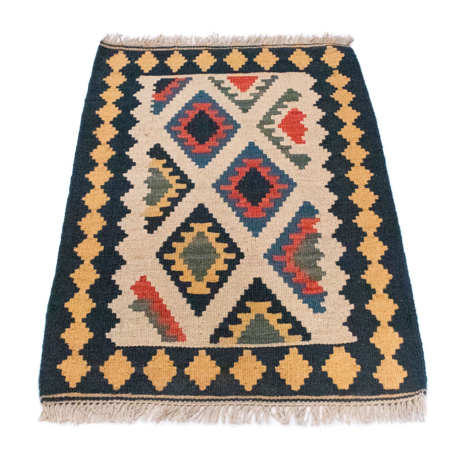Tapis Kelim - Oriental - 97 x 66 cm - beige