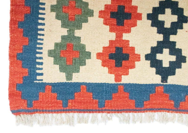 Tapis Kelim - Oriental - 86 x 62 cm - beige