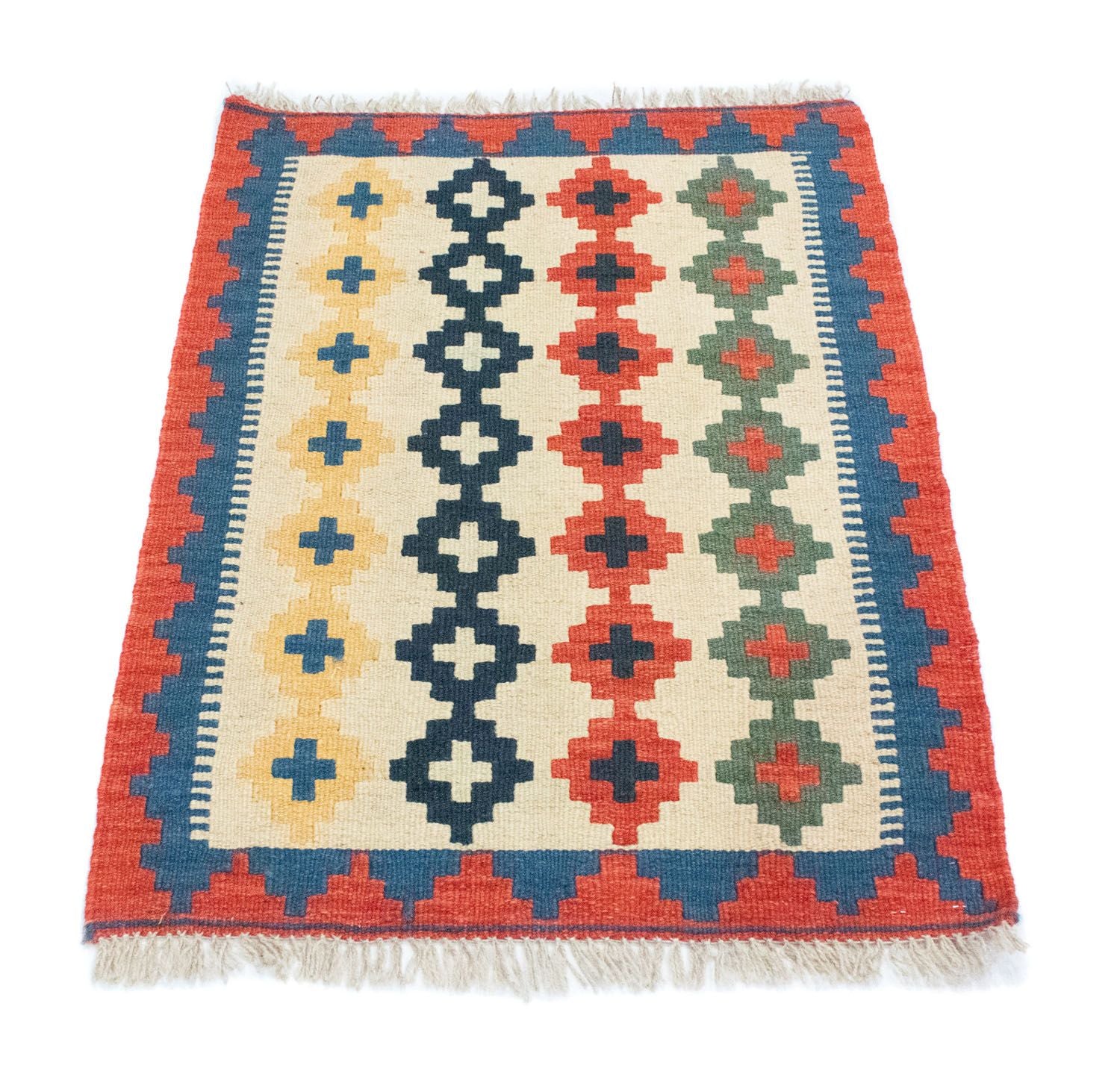 Tapis Kelim - Oriental - 86 x 62 cm - beige