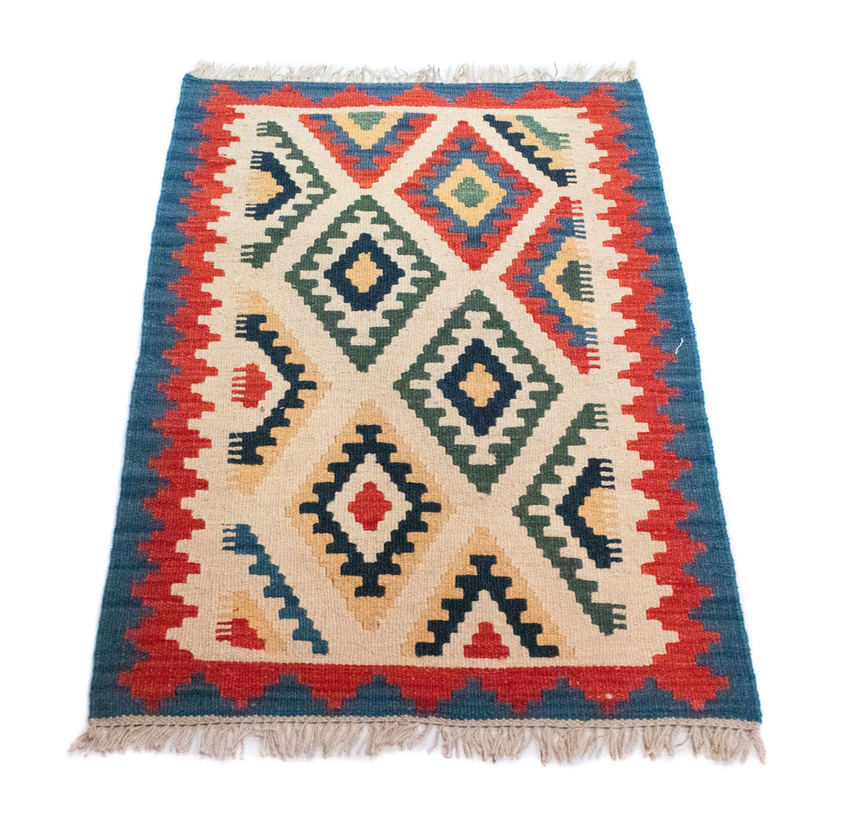 Tapis Kelim - Oriental - 88 x 61 cm - beige