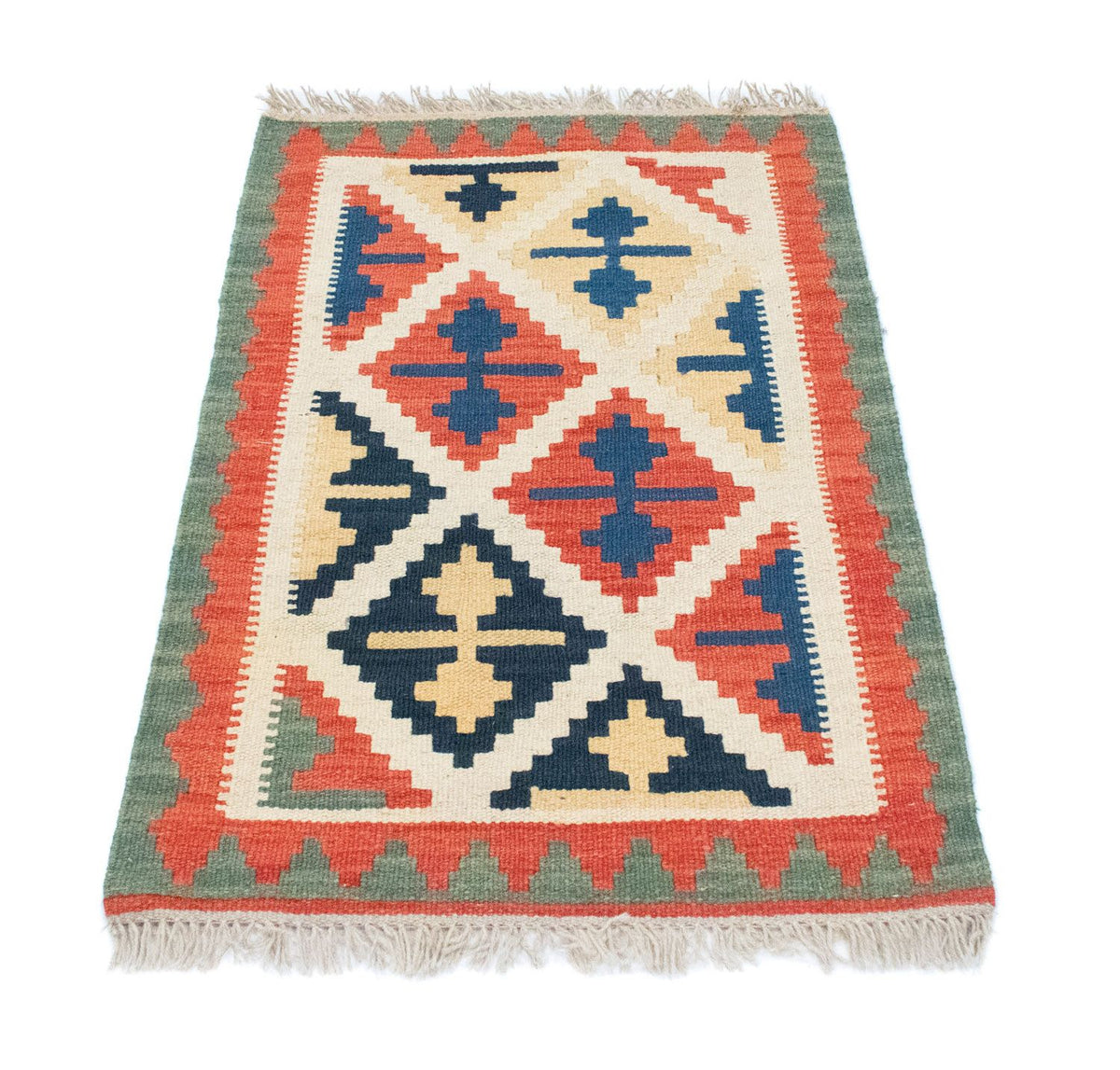 Tapis Kelim - Oriental - 93 x 61 cm - orange