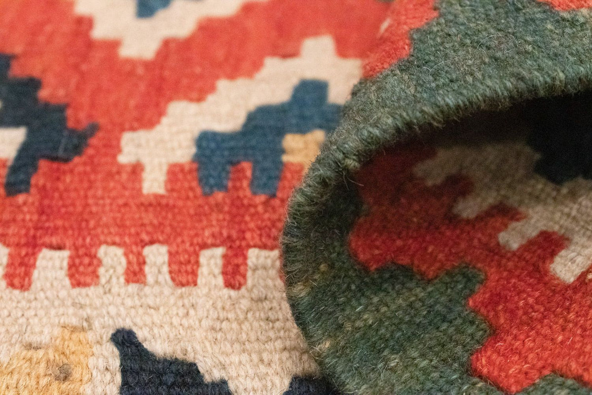 Tapis Kelim - Oriental - 95 x 65 cm - orange