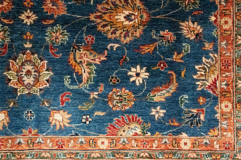 Tapis Ziegler - 295 x 247 cm - bleu