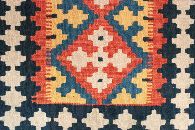 Tapis Kelim - Oriental - 89 x 60 cm - bleu
