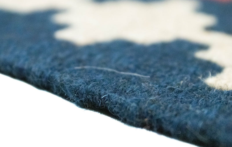 Tapis Kelim - Oriental - 89 x 60 cm - bleu