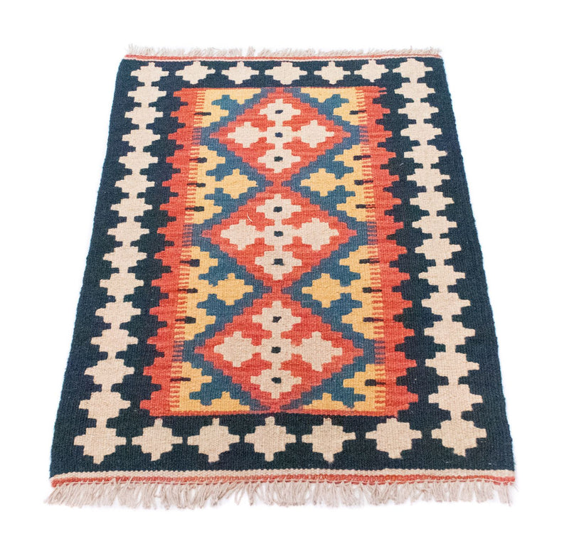 Tapis Kelim - Oriental - 89 x 60 cm - bleu