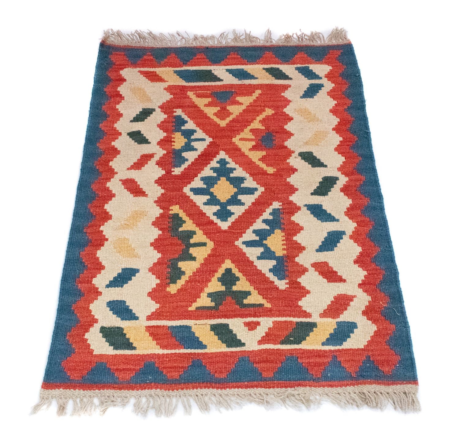 Tapis Kelim - Oriental - 95 x 64 cm - multicolore