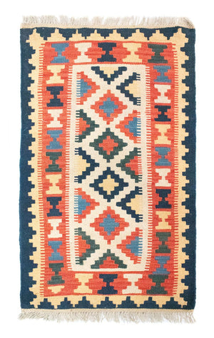 Tapis Kelim - Oriental - 101 x 63 cm - orange