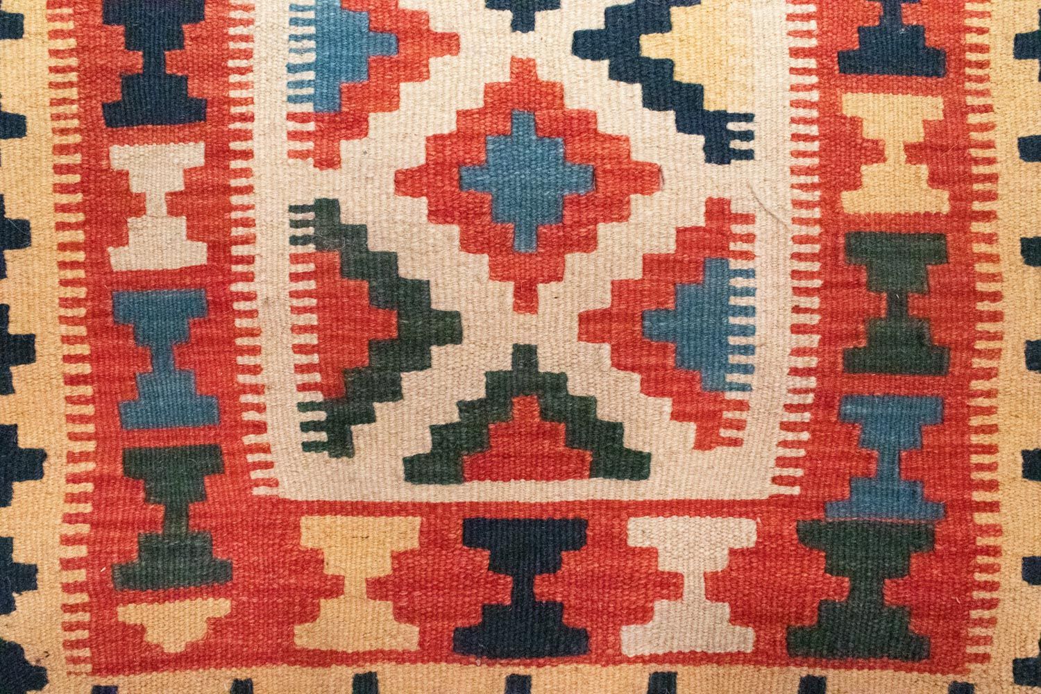 Tapis Kelim - Oriental - 101 x 63 cm - orange