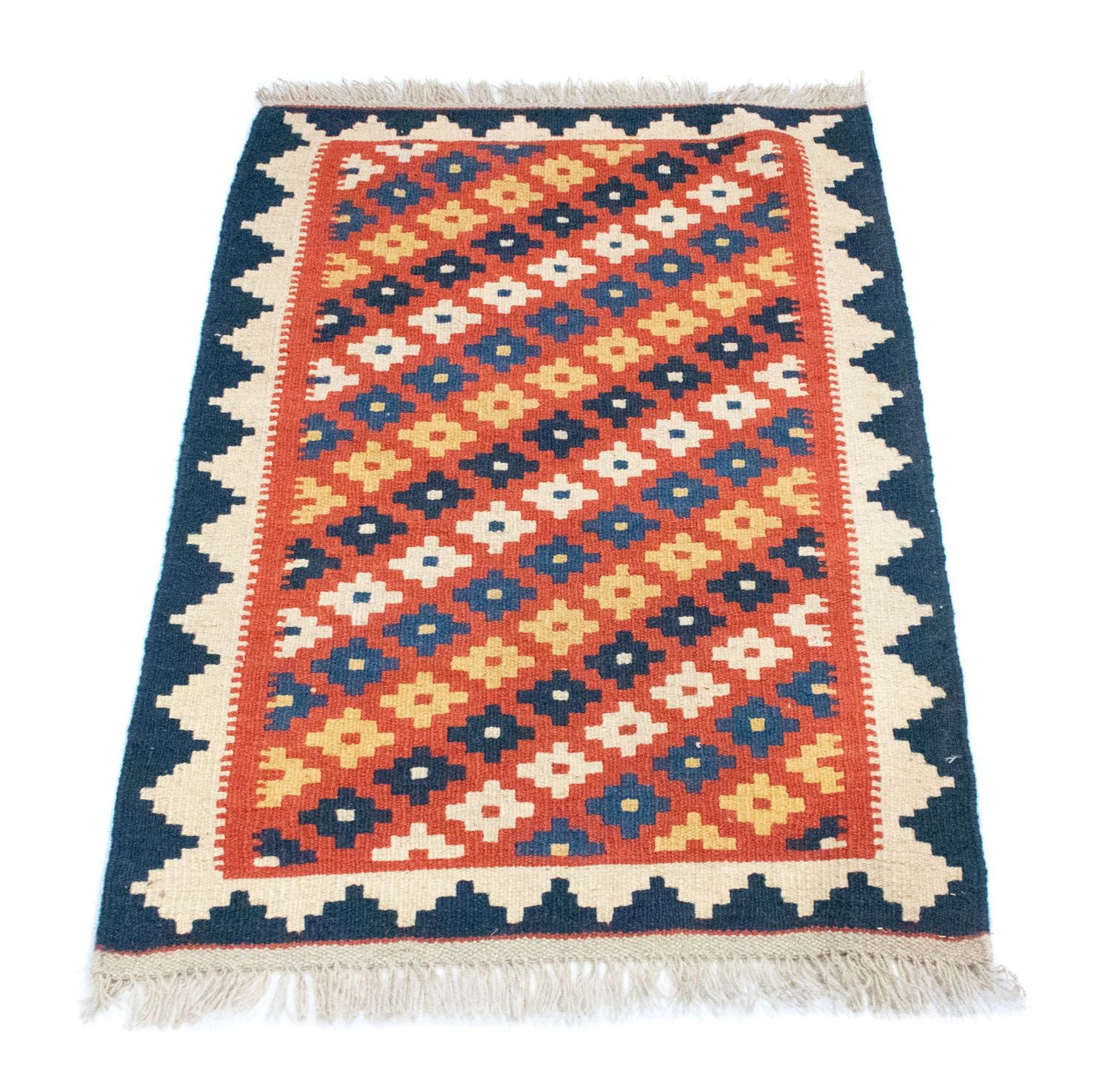 Tapis Kelim - Oriental - 98 x 65 cm - orange