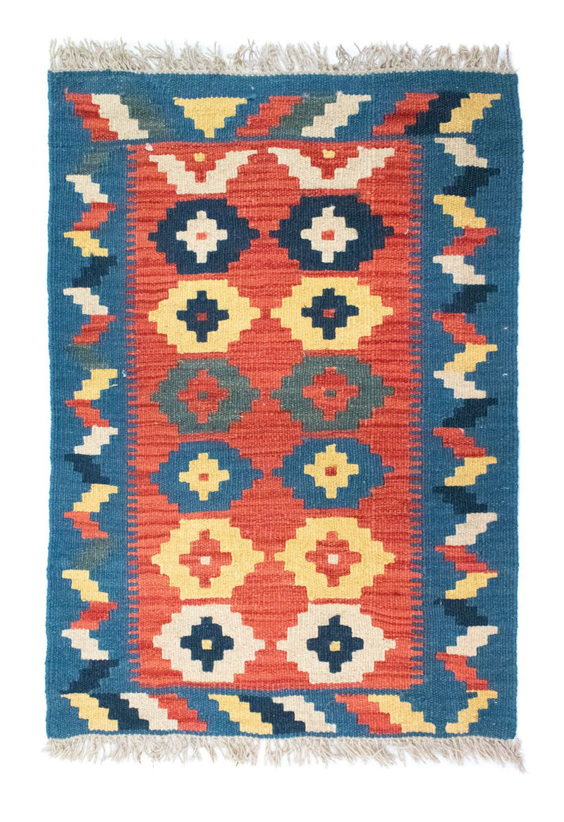 Tapis Kelim - Oriental - 87 x 62 cm - orange