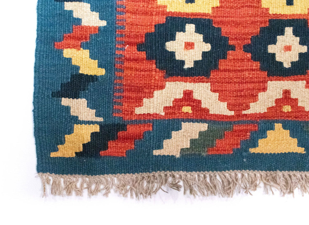 Tapis Kelim - Oriental - 87 x 62 cm - orange