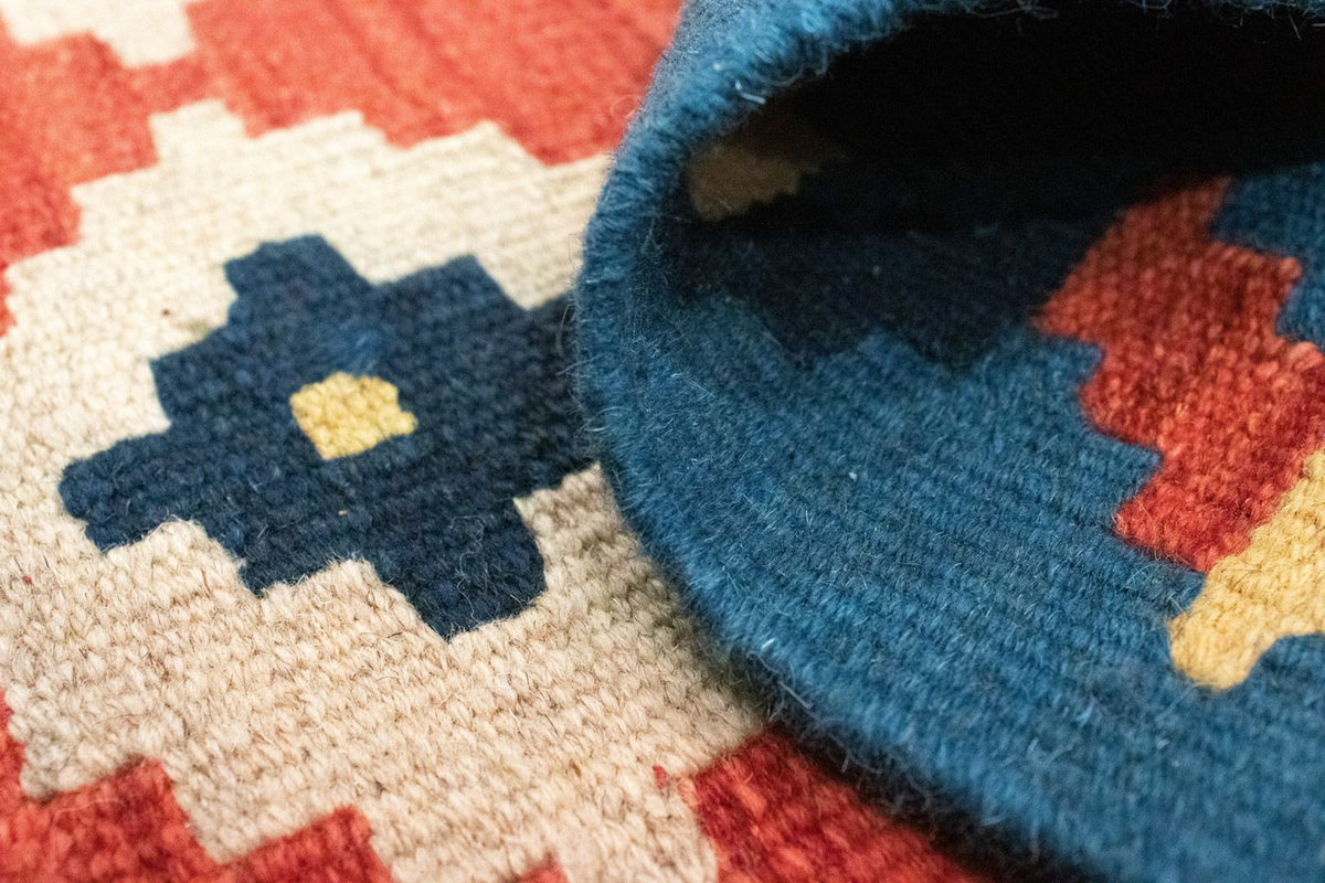 Tapis Kelim - Oriental - 87 x 62 cm - orange