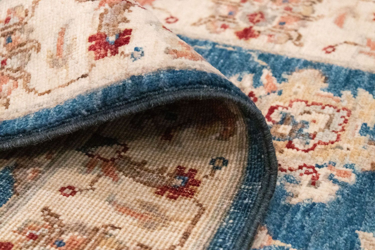 Tapis de couloir Tapis Ziegler - 303 x 84 cm - bleu