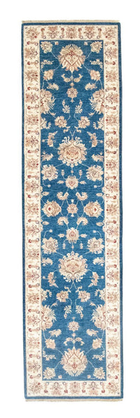 Tapis de couloir Tapis Ziegler - 302 x 82 cm - bleu
