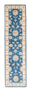 Tapis de couloir Tapis Ziegler - 302 x 82 cm - bleu