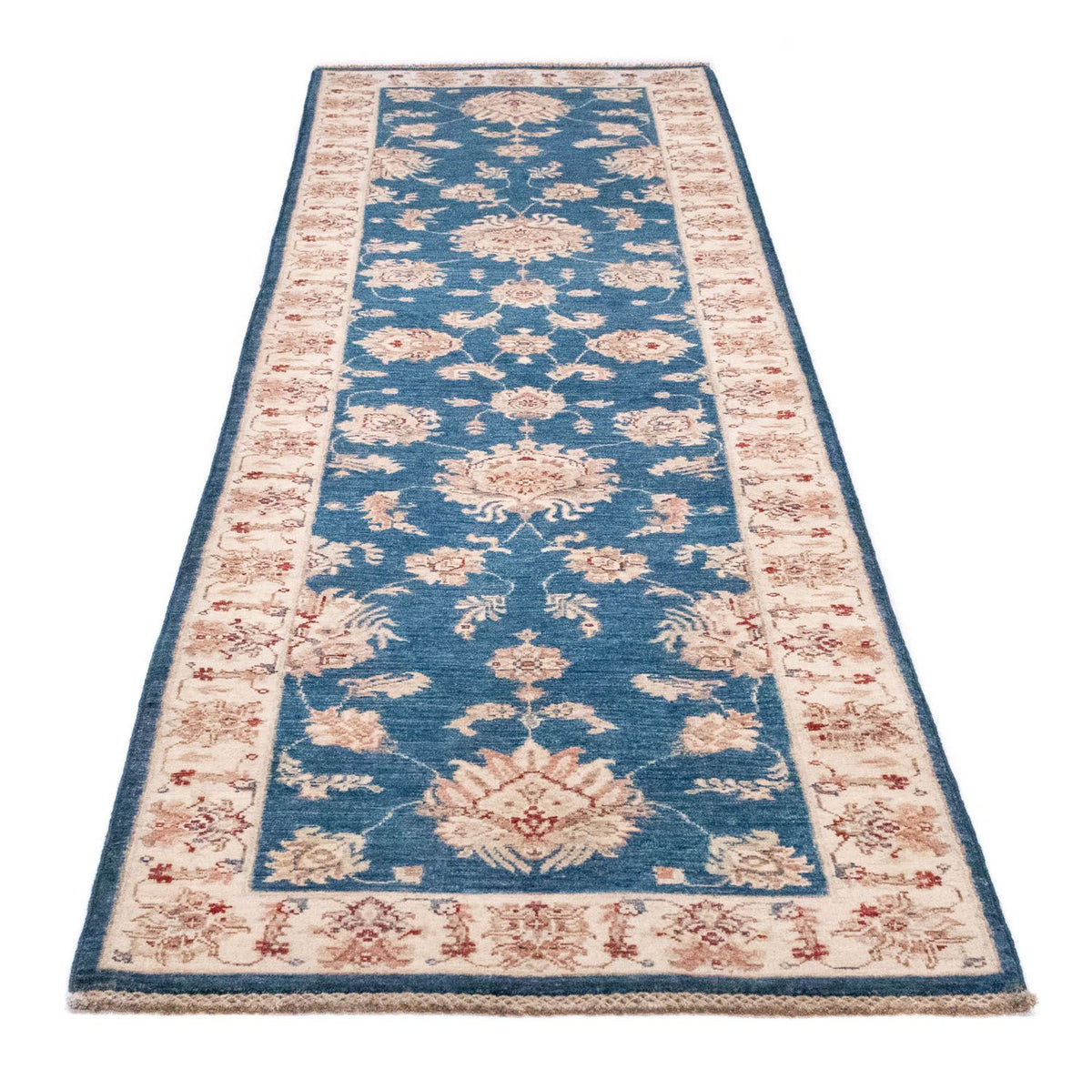 Tapis de couloir Tapis Ziegler - 302 x 82 cm - bleu