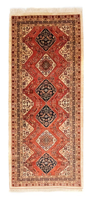 Tapis de couloir Tapis persan - Nomadic - 249 x 96 cm - rouge