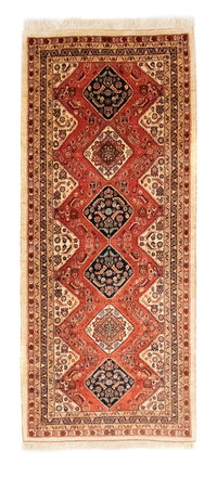 Tapis de couloir Tapis persan - Nomadic - 249 x 96 cm - rouge
