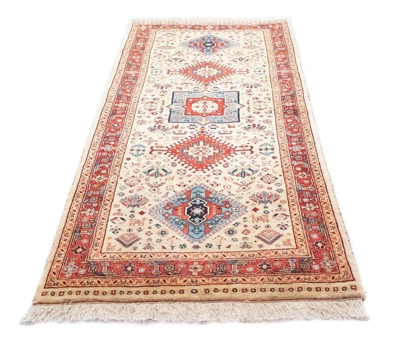 Tapis de couloir Tapis persan - Nomadic - 230 x 90 cm - beige