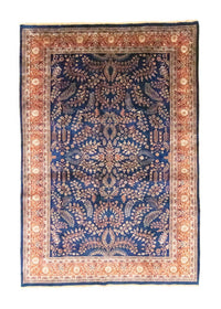 Tapis persan - Classique - 300 x 195 cm - bleu