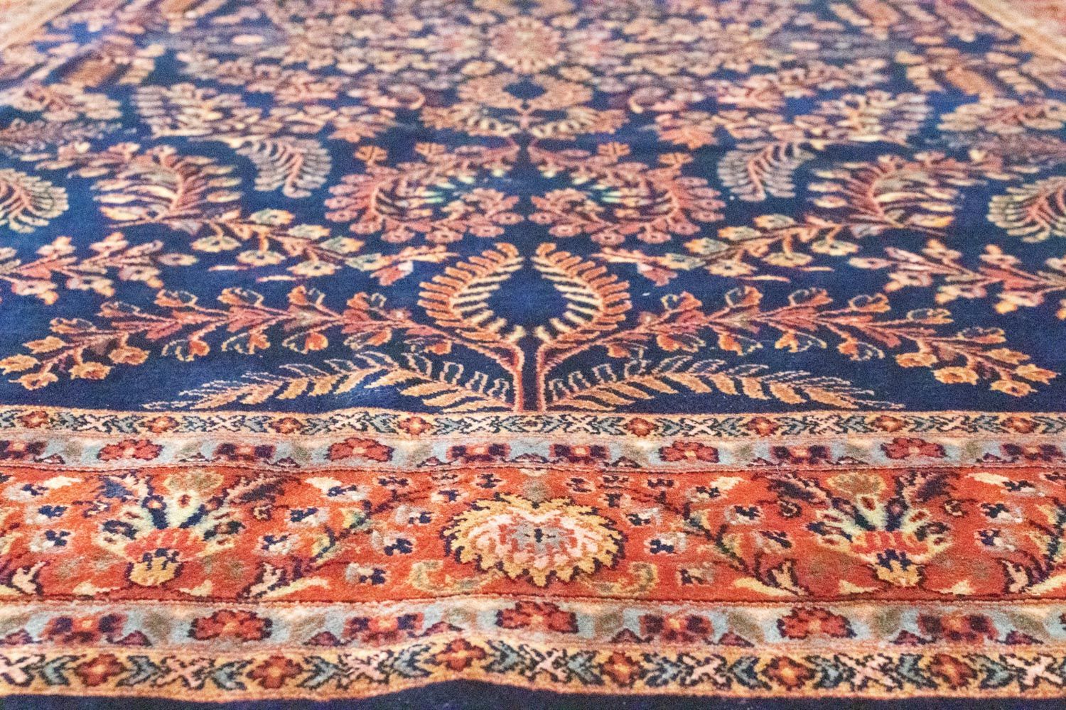 Tapis persan - Classique - 300 x 195 cm - bleu