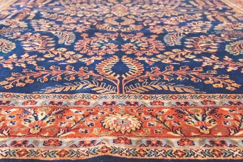 Tapis persan - Classique - 300 x 195 cm - bleu