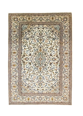 Tapis persan - Keshan - 292 x 193 cm - beige