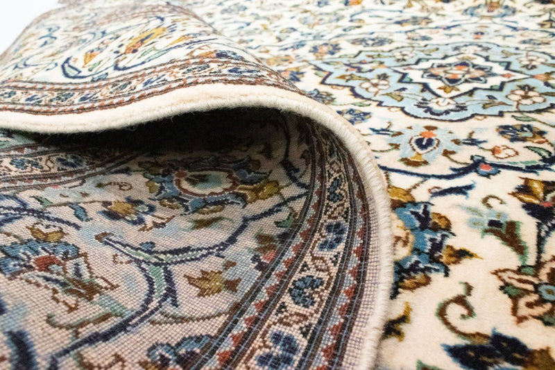 Tapis persan - Keshan - 292 x 193 cm - beige