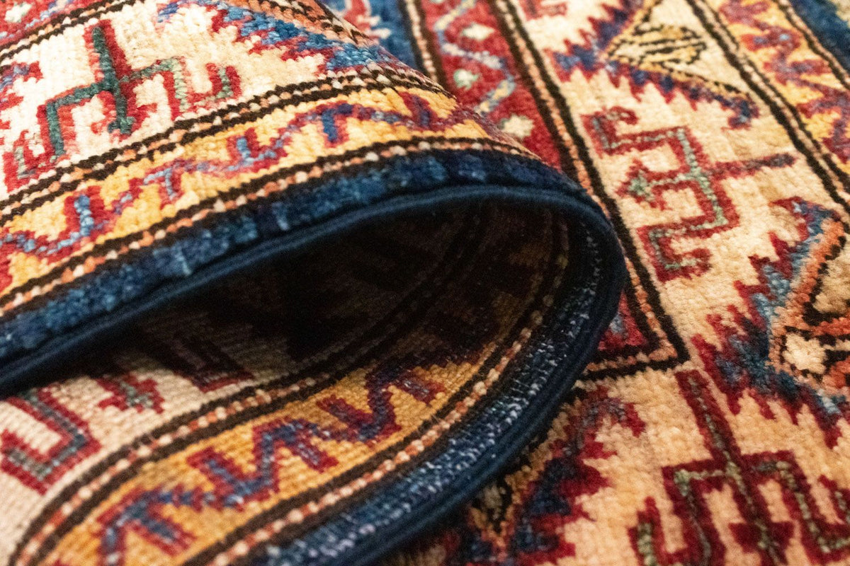 Tapis Ziegler - Kazak - 89 x 56 cm - bleu