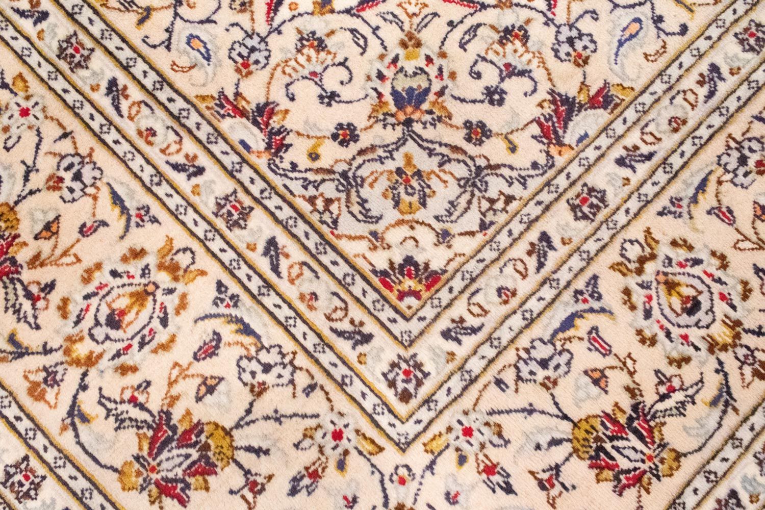 Tapis persan - Keshan - 305 x 200 cm - beige